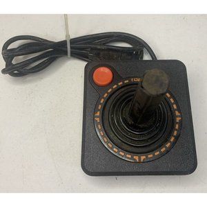 Vintage Atari 2600 Black Wired Joystick Controller - Official Original Gaming